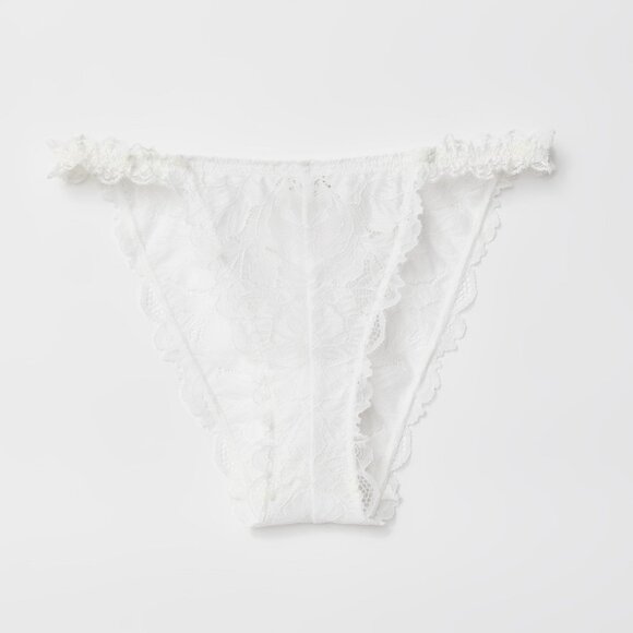 🎉LAST CHANCE🎉 FREE PEOPLE Bring Me Another Bikini Undies / Ivory - Picture 8 of 9